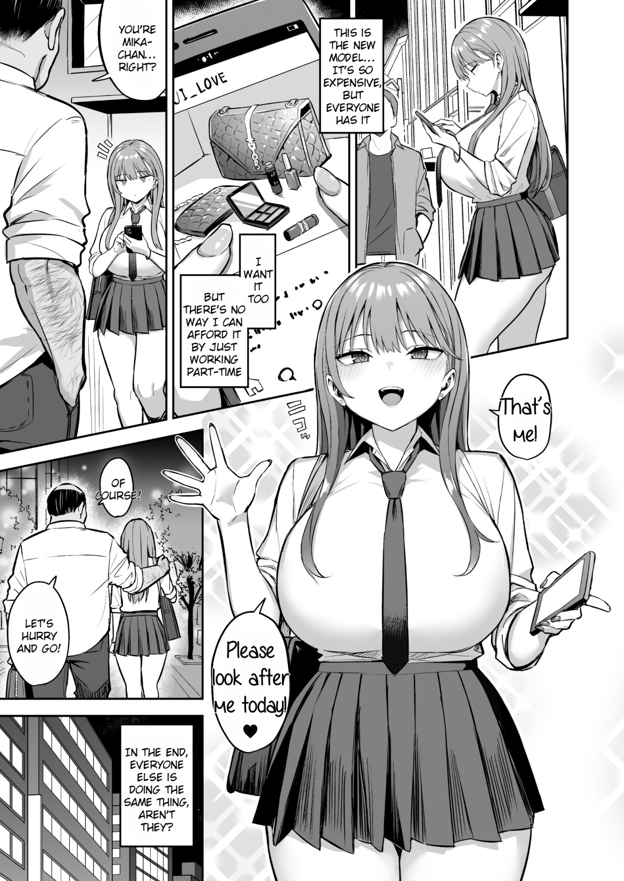 Hentai Manga Comic-Punishment sex for a cheeky sugar daddy girl-Read-2